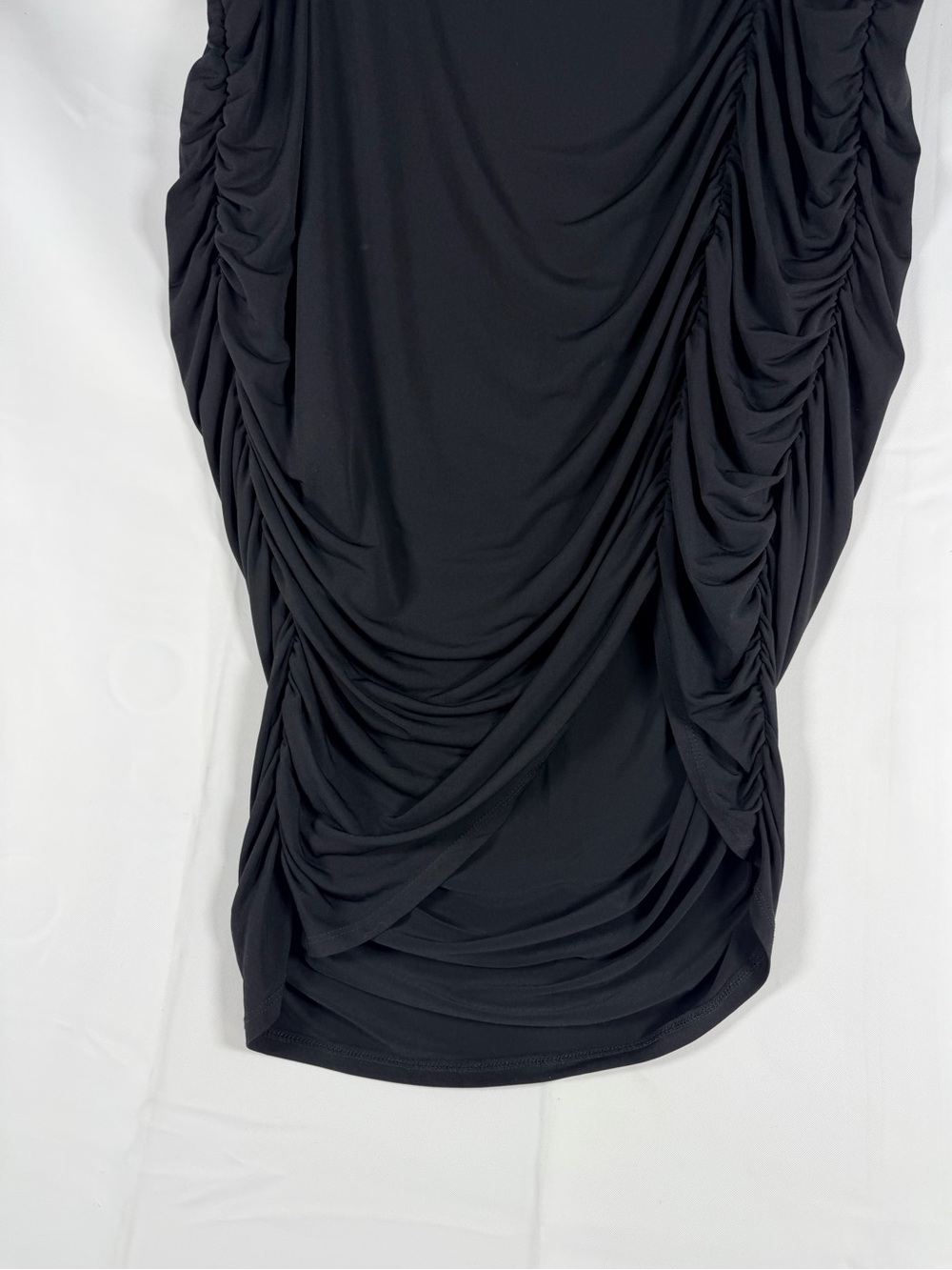 TORRID Women’s Size 4 4X 26 Skirt Midi Length Studio Knit Pencil Ruched NWT NEW - Picture 3 of 16